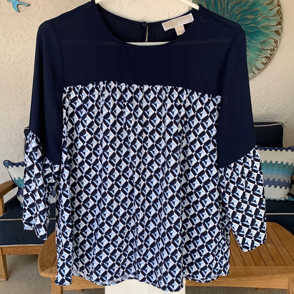 Michael Kors geometric blouse